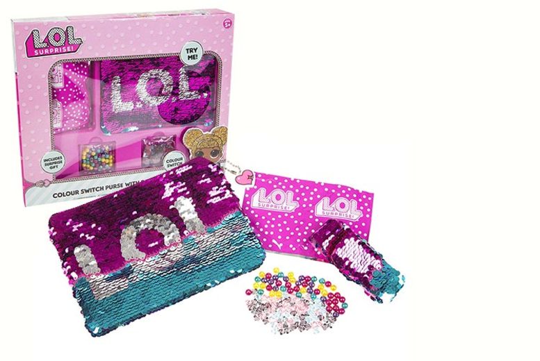 lol surprise sequin purse