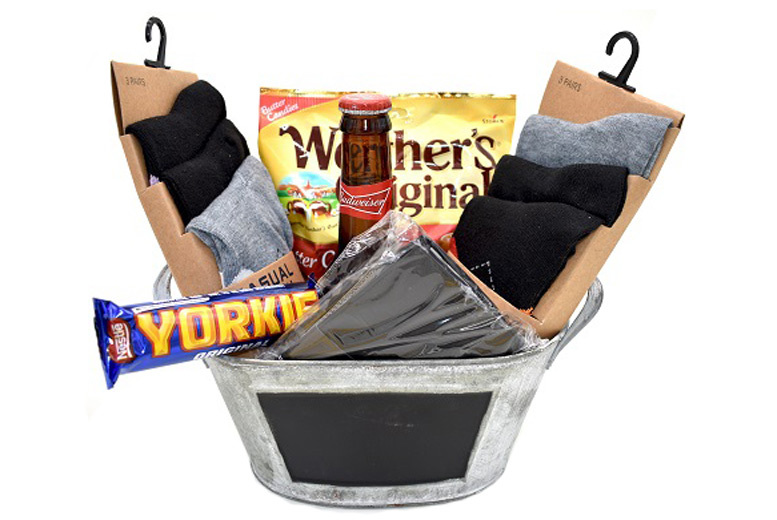 christmas hamper bucket