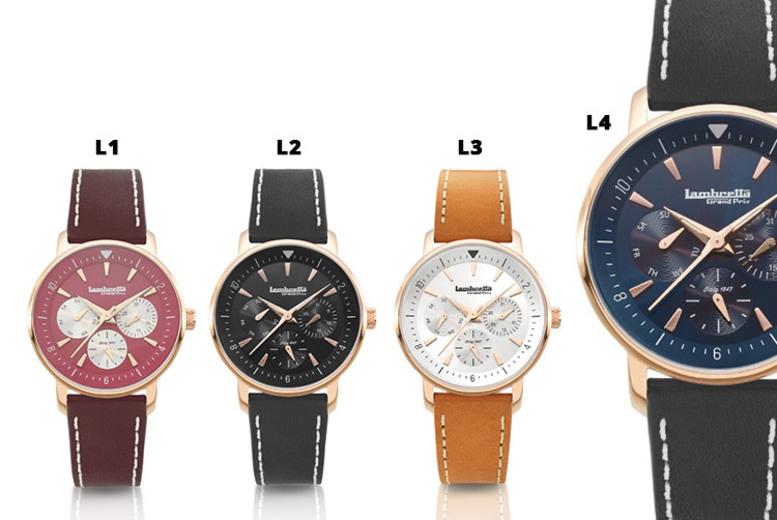 Lambretta Watch Uk  : Modern Fashion Accessories With A Retro Twist, Clearly Inspired From The 60´s And The Glorious Days Of The Lambretta Scooters.