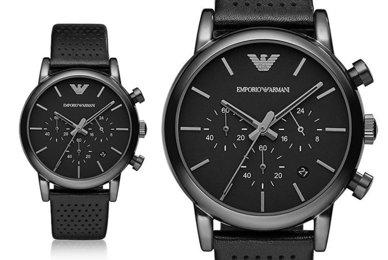 emporio armani men's chronograph watch ar1737