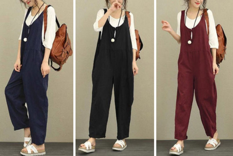 oversize dungarees