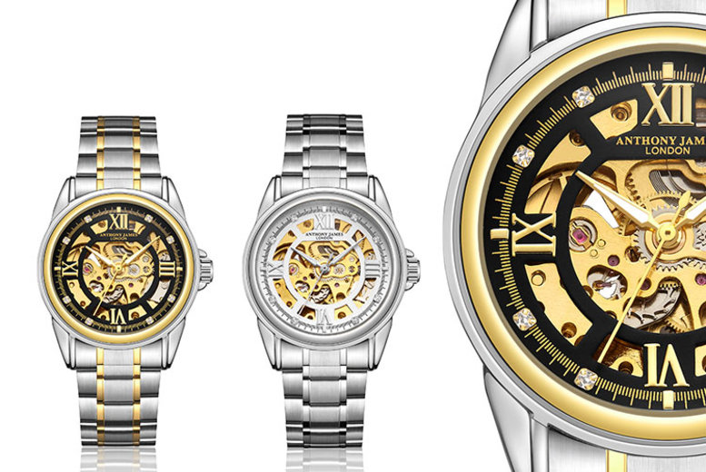 Anthony james 2025 skeleton watch